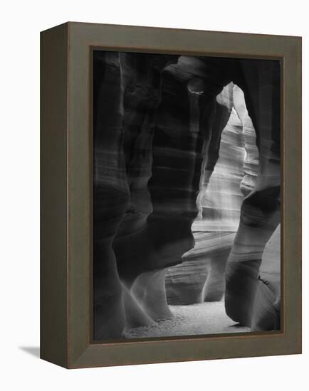 Red Sandstone Walls of Antelope Canyon, Arizona, USA-Adam Jones-Framed Premier Image Canvas