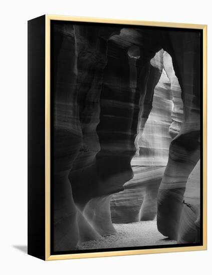 Red Sandstone Walls of Antelope Canyon, Arizona, USA-Adam Jones-Framed Premier Image Canvas