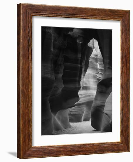 Red Sandstone Walls of Antelope Canyon, Arizona, USA-Adam Jones-Framed Photographic Print