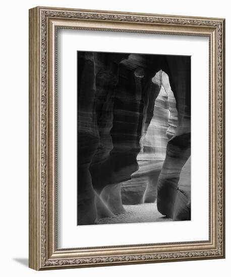 Red Sandstone Walls of Antelope Canyon, Arizona, USA-Adam Jones-Framed Photographic Print