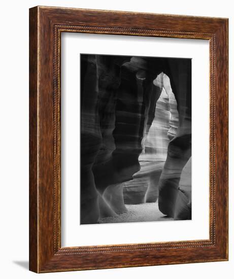 Red Sandstone Walls of Antelope Canyon, Arizona, USA-Adam Jones-Framed Photographic Print