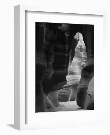 Red Sandstone Walls of Antelope Canyon, Arizona, USA-Adam Jones-Framed Photographic Print