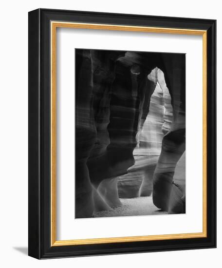 Red Sandstone Walls of Antelope Canyon, Arizona, USA-Adam Jones-Framed Photographic Print