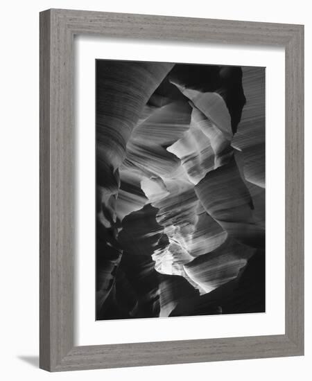 Red Sandstone Walls of Lower Antelope Canyon, Page, Arizona, USA-Adam Jones-Framed Photographic Print