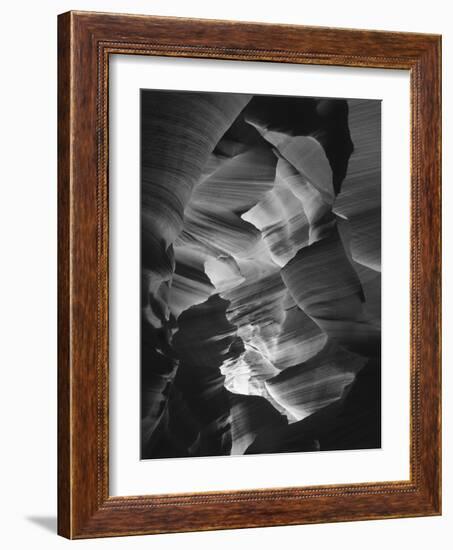 Red Sandstone Walls of Lower Antelope Canyon, Page, Arizona, USA-Adam Jones-Framed Photographic Print