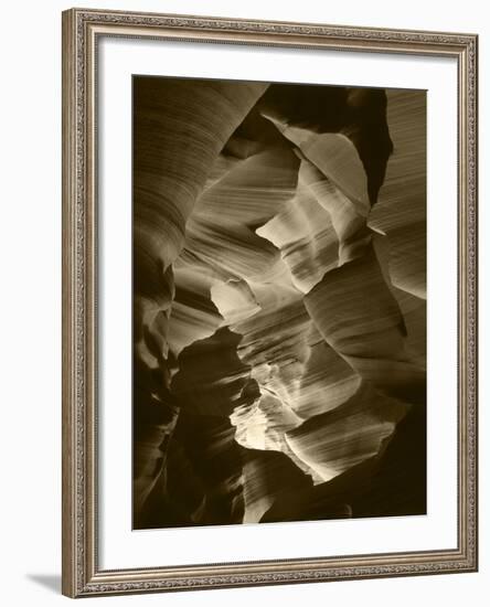 Red Sandstone Walls of Lower Antelope Canyon, Page, Arizona, USA-Adam Jones-Framed Photographic Print