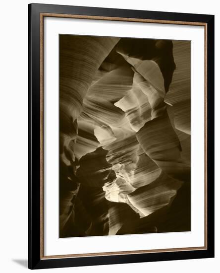 Red Sandstone Walls of Lower Antelope Canyon, Page, Arizona, USA-Adam Jones-Framed Photographic Print