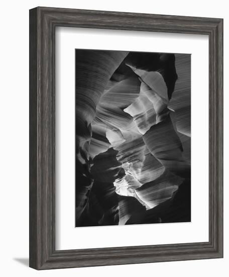 Red Sandstone Walls of Lower Antelope Canyon, Page, Arizona, USA-Adam Jones-Framed Photographic Print