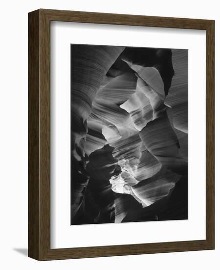 Red Sandstone Walls of Lower Antelope Canyon, Page, Arizona, USA-Adam Jones-Framed Photographic Print