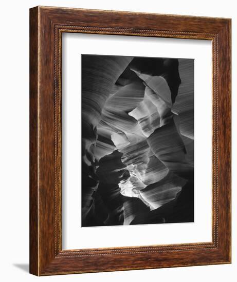 Red Sandstone Walls of Lower Antelope Canyon, Page, Arizona, USA-Adam Jones-Framed Photographic Print