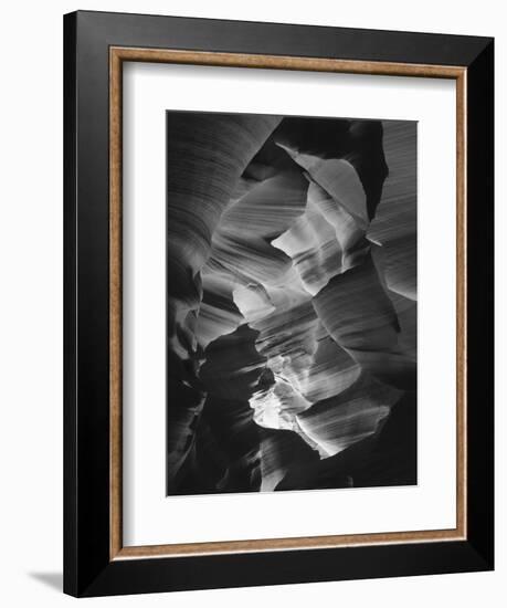 Red Sandstone Walls of Lower Antelope Canyon, Page, Arizona, USA-Adam Jones-Framed Photographic Print