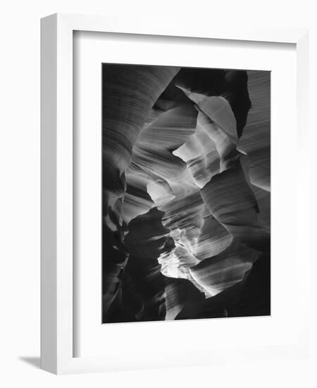 Red Sandstone Walls of Lower Antelope Canyon, Page, Arizona, USA-Adam Jones-Framed Photographic Print