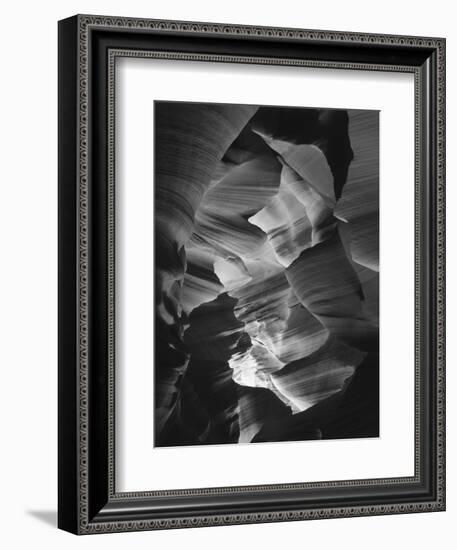 Red Sandstone Walls of Lower Antelope Canyon, Page, Arizona, USA-Adam Jones-Framed Photographic Print