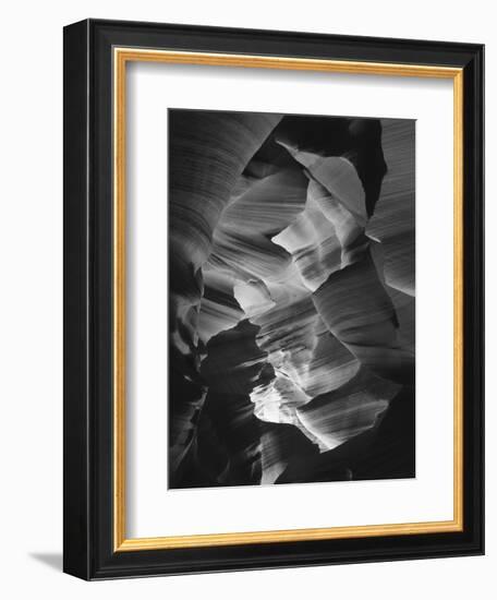 Red Sandstone Walls of Lower Antelope Canyon, Page, Arizona, USA-Adam Jones-Framed Photographic Print