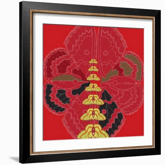 Red Shade Zuca Fantasy-Belen Mena-Framed Giclee Print