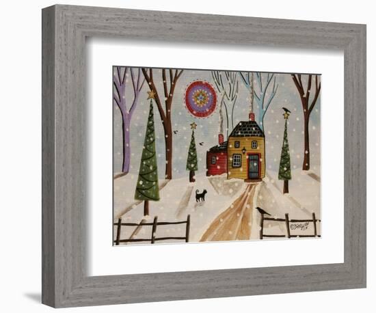 Red Shed-Karla Gerard-Framed Giclee Print