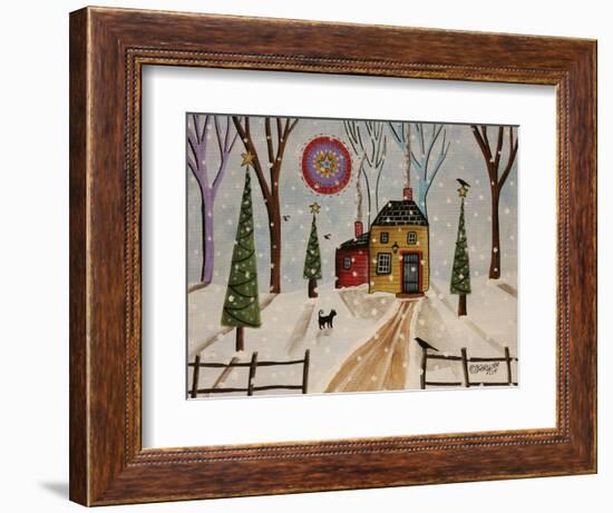 Red Shed-Karla Gerard-Framed Giclee Print