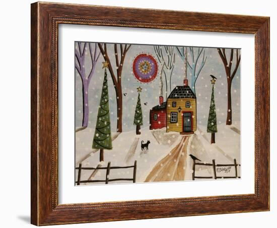 Red Shed-Karla Gerard-Framed Giclee Print