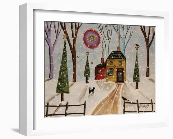 Red Shed-Karla Gerard-Framed Giclee Print