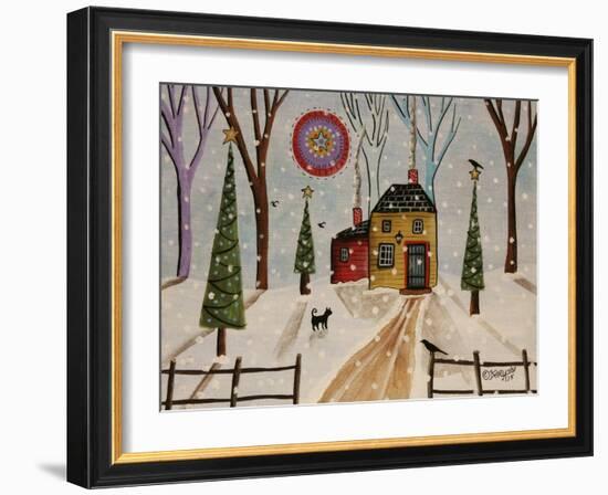 Red Shed-Karla Gerard-Framed Giclee Print