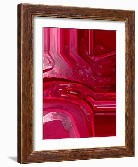 red shine-Kenny Primmer-Framed Art Print