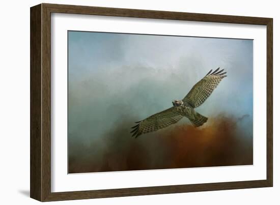 Red Shoulder in Autumn-Jai Johnson-Framed Giclee Print