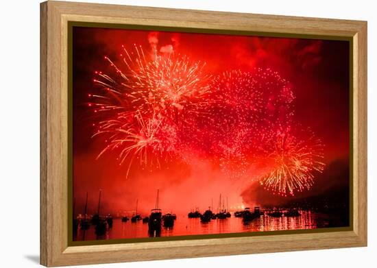 Red Sky at Night-Sharon Wish-Framed Premier Image Canvas