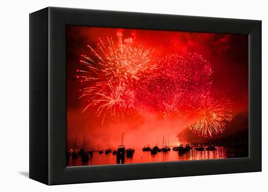 Red Sky at Night-Sharon Wish-Framed Premier Image Canvas