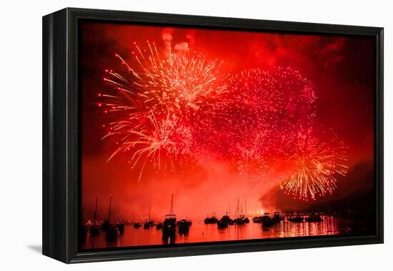 Red Sky at Night-Sharon Wish-Framed Premier Image Canvas