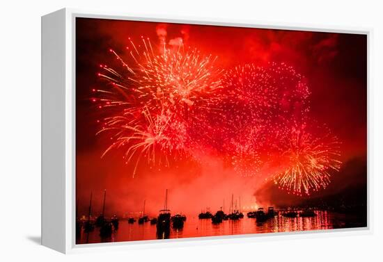 Red Sky at Night-Sharon Wish-Framed Premier Image Canvas