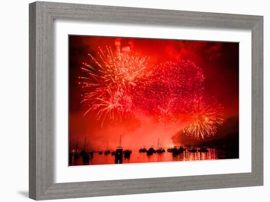 Red Sky at Night-Sharon Wish-Framed Photographic Print