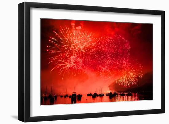 Red Sky at Night-Sharon Wish-Framed Photographic Print