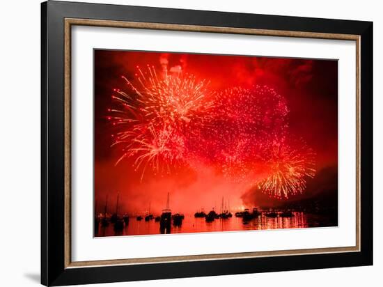 Red Sky at Night-Sharon Wish-Framed Photographic Print