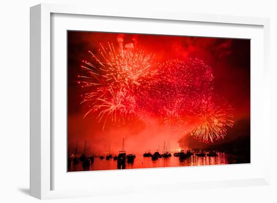 Red Sky at Night-Sharon Wish-Framed Photographic Print