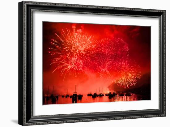 Red Sky at Night-Sharon Wish-Framed Photographic Print