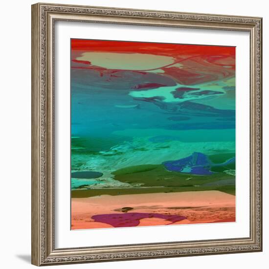 Red Sky At Night-Ricki Mountain-Framed Art Print