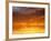 Red Sky at Sunrise over Atlantic Ocean, View from Miami Beach, Florida, USA, North America-Angelo Cavalli-Framed Photographic Print