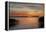 Red Sky over the Saaler Bodden Close Ahrenshoop-Uwe Steffens-Framed Premier Image Canvas