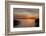 Red Sky over the Saaler Bodden Close Ahrenshoop-Uwe Steffens-Framed Photographic Print