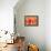 Red Sonata I-Lanie Loreth-Framed Stretched Canvas displayed on a wall