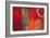 Red Spirals I-Lanie Loreth-Framed Art Print