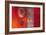 Red Spirals II-Lanie Loreth-Framed Art Print