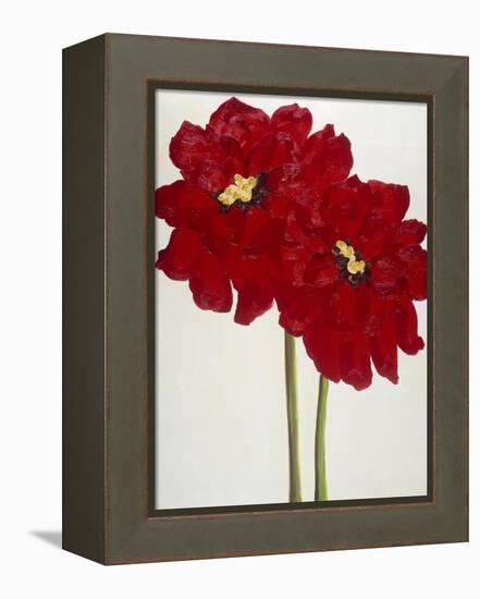 Red Splendor 2-Soraya Chemaly-Framed Premier Image Canvas