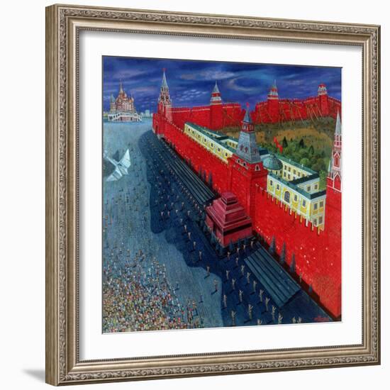 Red Square, 1988-Tamas Galambos-Framed Giclee Print