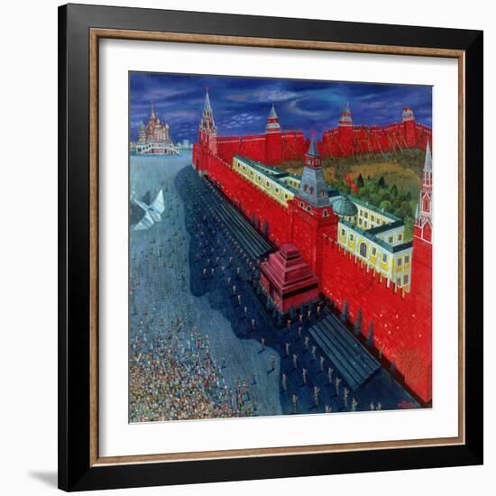 Red Square, 1988-Tamas Galambos-Framed Giclee Print