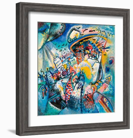 Red Square in Moscow, 1916-Wassily Kandinsky-Framed Giclee Print