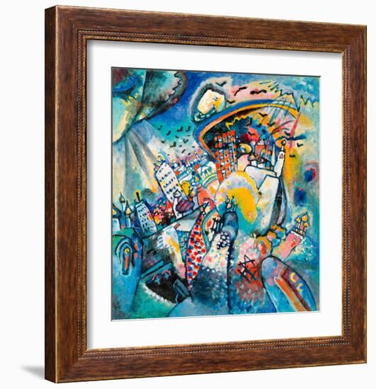 Red Square in Moscow, 1916-Wassily Kandinsky-Framed Giclee Print