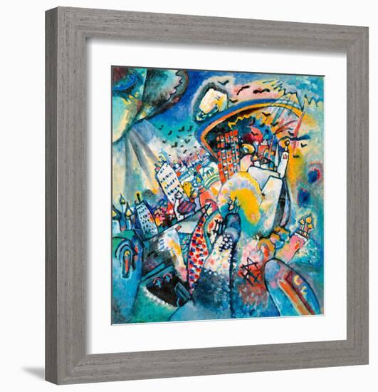 Red Square in Moscow, 1916-Wassily Kandinsky-Framed Giclee Print