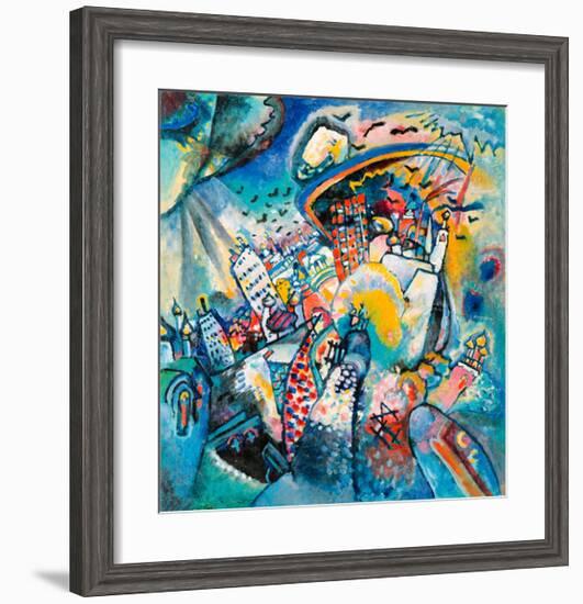 Red Square in Moscow, 1916-Wassily Kandinsky-Framed Giclee Print