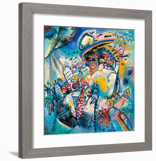 Red Square in Moscow, 1916-Wassily Kandinsky-Framed Giclee Print